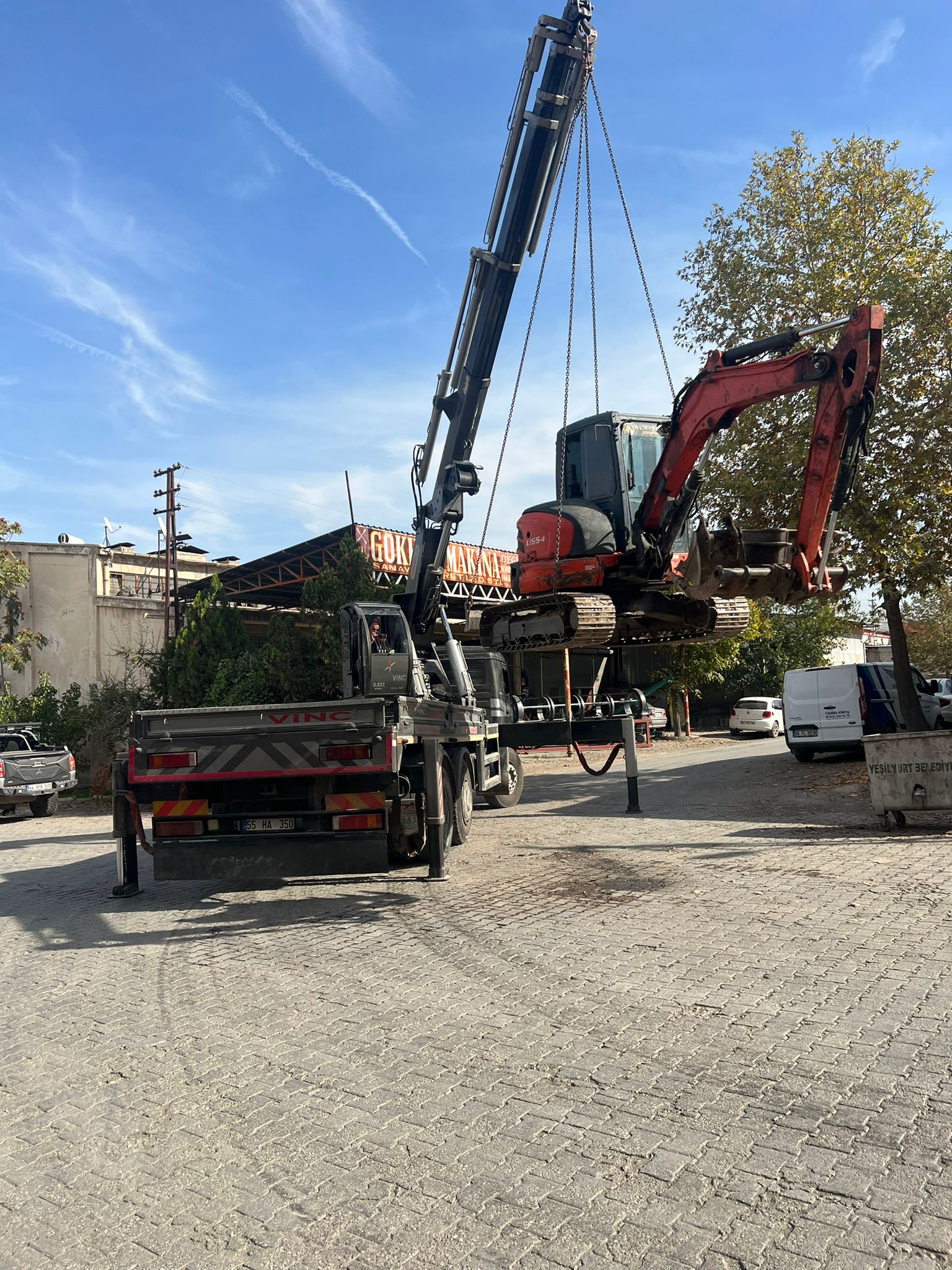 İş Makinesi Yükleme